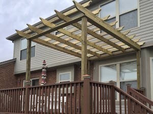 Back Deck Expansion Project: After