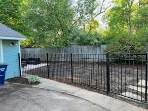 Black Metal Fence: After