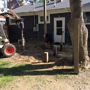 Adding a Patio: Before