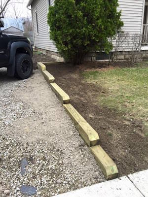 Edging Install: After