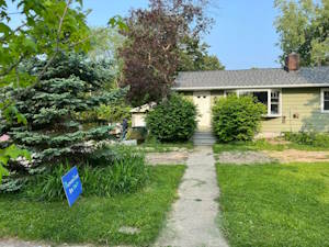 Removing and Replacing Overgrown Landscaping Around House: Before
