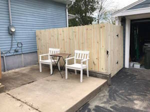 Updating a Fence and Expanding Patio: After