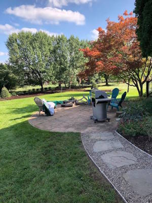 Adding a Stone Pathway to a Patio: After
