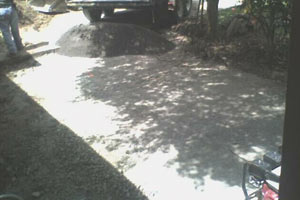 Circle Patio Project: Before