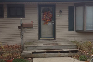 Front Steps: Before