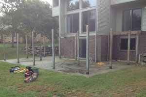 Raised Deck: Before